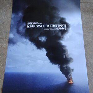 Deepwater Horizon - Movie Poster - Advance - Burning Drilling Rig